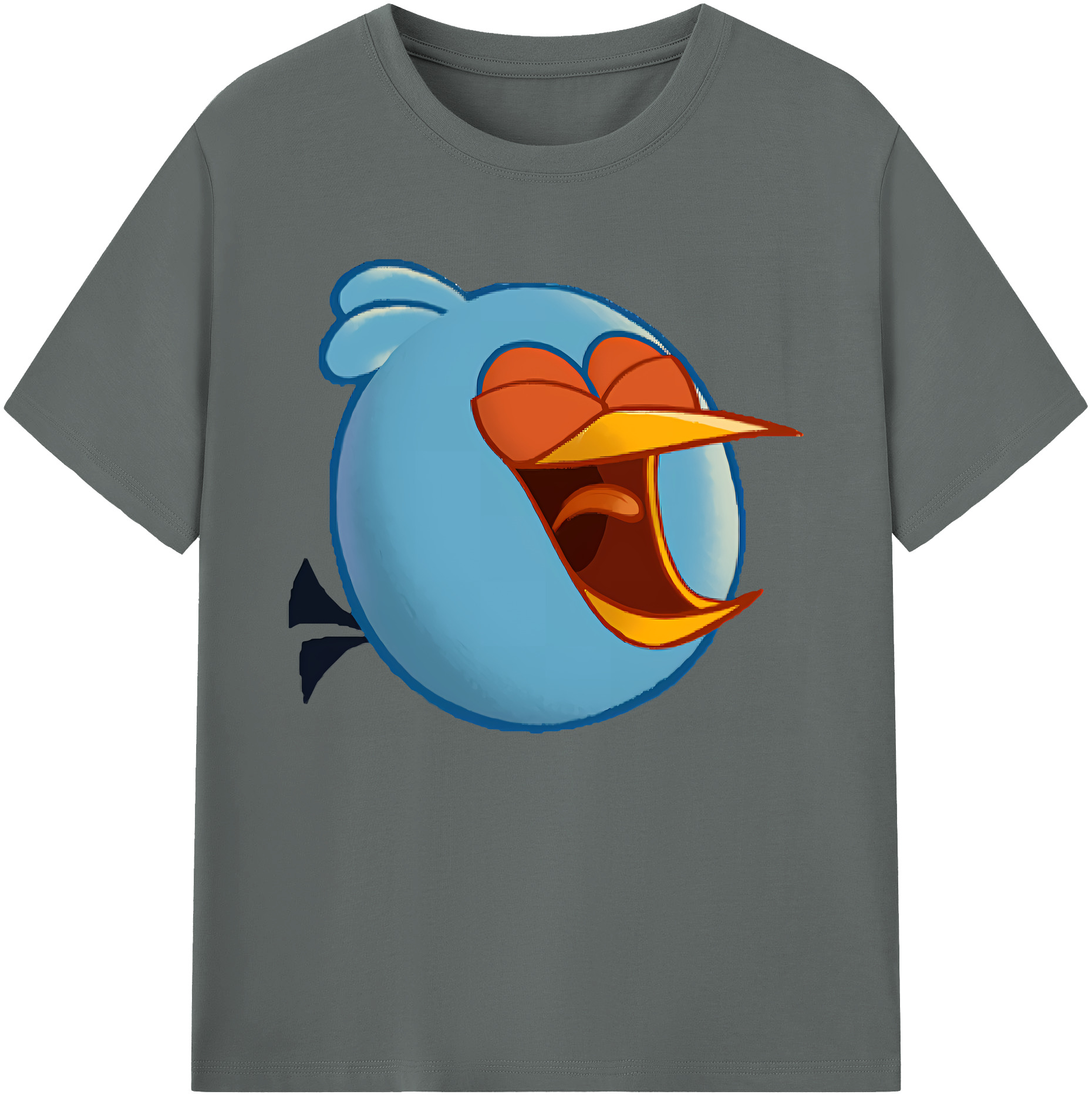（画像用） Angry Birds アングリーバード 綿100％ メンズ半袖Tシャツ｜肌触りやわらか＆通気性
